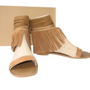NWT Ugg Koolaburra Brown Fringe Boho Sandals